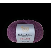 Пряжа Gazzal EXCLUSIVE  (50%шелк, 10%кид-мохер, 40%меринос, 25гр/190м) - GAZZAL - ПРЯЖА ПО ПРОЗВОДИТЕЛЯМ - Два сундука - купить пряжу Газзал Эксклюзив мотками в интернет-магазине ДВА Сундука 2sunduka.ru