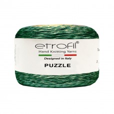 Пряжа Etrofil Puzzle Pz005 (Зеленая Бирюза)