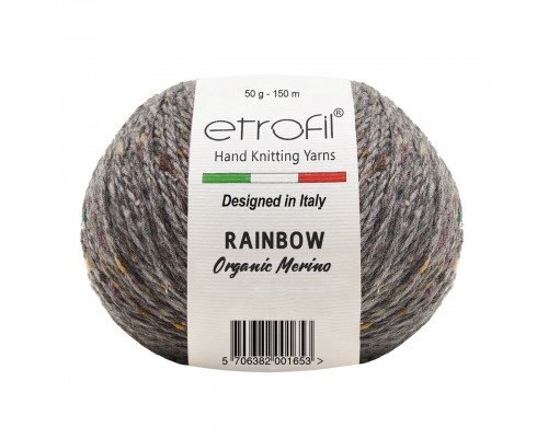 Пряжа Etrofil Rainbow Rn129 (Средний Серый)