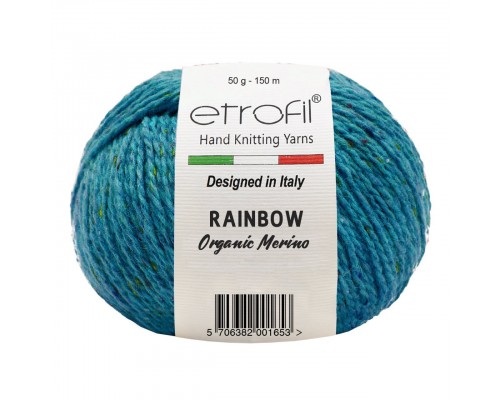 Пряжа Etrofil Rainbow Rn166 (Темно Бирюзовый)