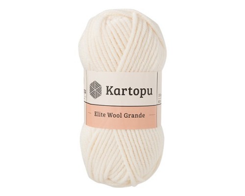 Пряжа Kartopu Elite Wool Grande K025 (Молочный)