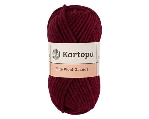 Пряжа Kartopu Elite Wool Grande K110 (Бордо)