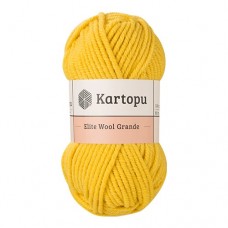 Пряжа Kartopu Elite Wool Grande K1321 (Желтый)