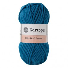 Пряжа Kartopu Elite Wool Grande K1467 (Морская Волна)