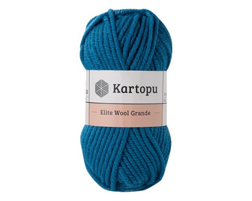 Пряжа Kartopu Elite Wool Grande K1467 (Морская Волна)