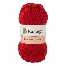 Пряжа Kartopu Elite Wool Grande K420 (Красный)