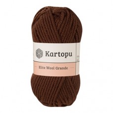 Пряжа Kartopu Elite Wool Grande K890 (Шоколад)