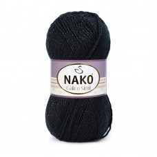 Пряжа Nako Calico Simli 00217 (Черный)