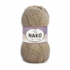 Пряжа Nako Calico Simli 00974 (Бежевый)