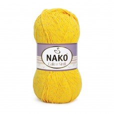 Пряжа Nako Calico Simli 04285 (Желтый)