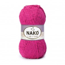 Пряжа Nako Calico Simli 04569 (Пурпуный Цвет)