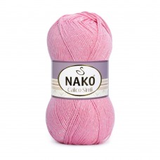 Пряжа Nako Calico Simli 06668 (Розовый Цвет)