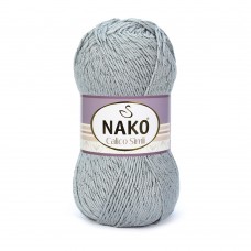 Пряжа Nako Calico Simli 10255 (Серый)