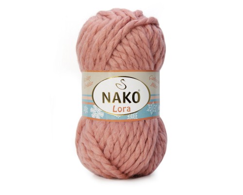 Пряжа Nako Lora 11637 (Tёмно-Pозовый)