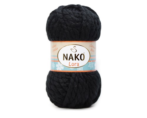 Пряжа Nako Lora 217 (Черный)