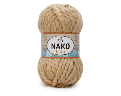 Пряжа Nako Lora 219 (Коричневато - Жёлтый Цвет)