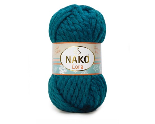 Пряжа Nako Lora 3617 (Tёмно-Cиний )