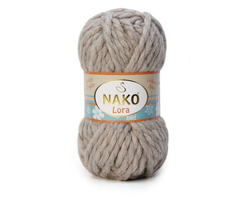 Пряжа Nako Lora 381 (Бежевый Mулине)