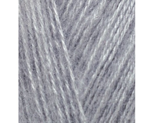 Пряжа Alize Angora Gold 614 (Серый Меланж)