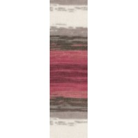 Пряжа Alize Angora Gold Batik 1984 (Белый, Серый, Т.Розовый)