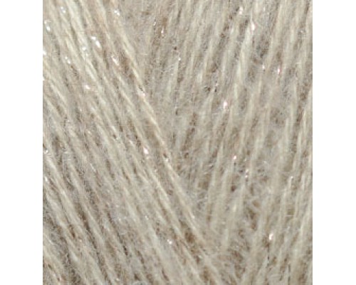 Пряжа Alize Angora Gold Simli 152 (Бежевый Меланж)