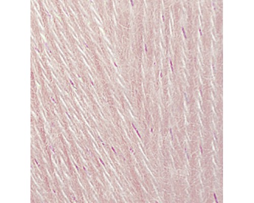 Пряжа Alize Angora Gold Simli 271 (Жемчужно-Розовый)