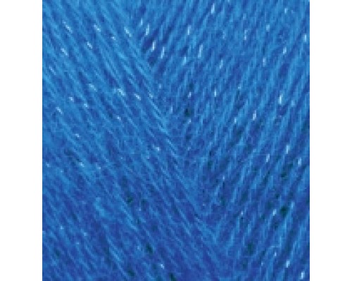 Пряжа Alize Angora Gold Simli 636 (Василек)
