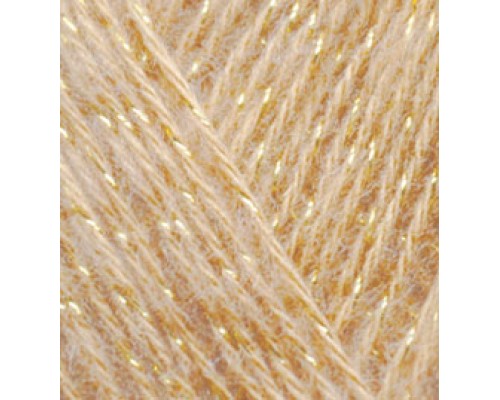 Пряжа Alize Angora Gold Simli 95 (Светло-Бежевый)