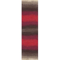 Пряжа Alize Angora Gold Simli Batik 4574 (Молочный, Беж., Кофе, Красный)