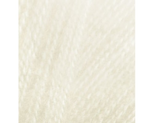 Пряжа Alize Angora Real40  01 (Молочный)