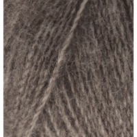 Пряжа Alize Angora Real 40 553 (Кофейный Меланж )
