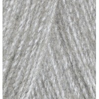 Пряжа Alize Angora Real 40 614 (Серый Меланж)