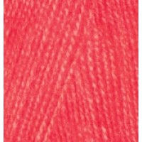 Пряжа Alize Angora Real 40 653 (Коралловый Неон)