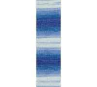 Пряжа ALIZE Bamboo Fine Batik  (1833-гол/лазурь/бел/синий) - Bamboo Fine Batik (Бамбук-100%) - Alize - ПРЯЖА - Два сундука
