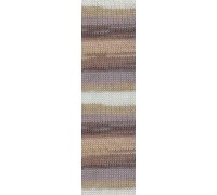 Пряжа ALIZE Bamboo Fine Batik  (4152-бел/золот/беж/шоколад) - Bamboo Fine Batik (Бамбук-100%) - Alize - ПРЯЖА - Два сундука