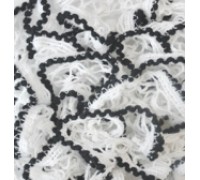 Пряжа DANTELA WOOL Alize - (1509 - Белый, черный) - Два сундука
