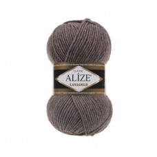 Пряжа Alize Lanagold 240 (Коричневый Меланж)