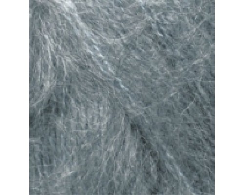 Пряжа Alize Mohair Classic New 412 (Серый Меланж)