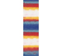 Пряжа Alize SEKERIM bebe BATIK 2681 (Красный, синий, белый, желтый) - Купить мотками пряжу в интернет магазине по низким ценам ДВА Сундука 2synduka.ru самовывоз доставка наложенным платежом почтой