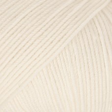 Drops Baby Merino 02 (не совсем белый однотонный) купить пряжу Дропс Беби Мерино мотками в интернет-магазине ДВА Сундука 2sunduka.ru