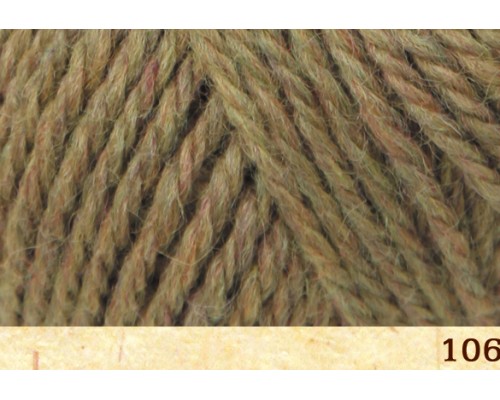 Пряжа Fibranatura Renew Wool 106 (Хаки)