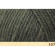 RENEW WOOL - 107 (оливковый) - RENEW WOOL  (чистая шерсть 65%, переработанная шерсть 35%, 50гр/100м) - FIBRA NATURA - ПРЯЖА - Два сундука