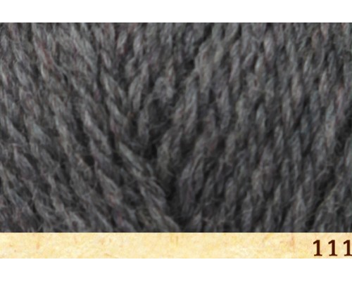 Пряжа Fibranatura Renew Wool 111 (Тёмно-Серый)