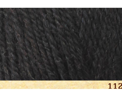 Пряжа Fibranatura Renew Wool 112 (Чёрный)