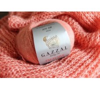 Пряжа GAZZAL (Газзал) EXCLUSIVE - 9905 (Персиковый) - Gazzal EXCLUSIVE  (50%шелк,10%кид-мохер,40%меринос) - GAZZAL - ПРЯЖА - Два сундука