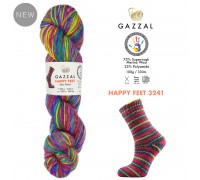 Gazzal Happy Feet 3241 купить пряжу Газзал Хепи Фит мотками в интернет-магазине ДВА Сундука 2sunduka.ru