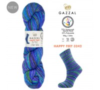 Gazzal Happy Feet 3242 купить пряжу Газзал Хепи Фит мотками в интернет-магазине ДВА Сундука 2sunduka.ru