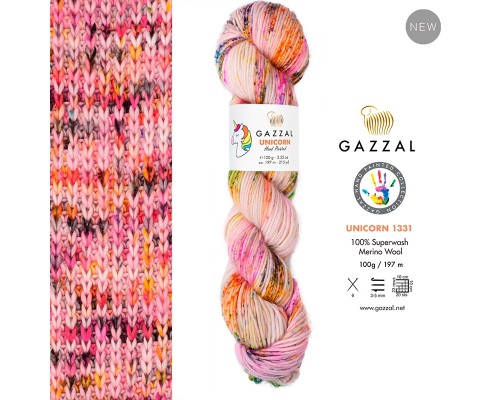Пряжа Gazzal Unicorn 1331
