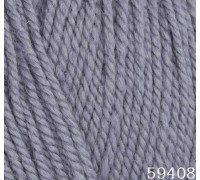 DOLCE MERINO - 59408 (светло-серый) - DOLCE MERINO Himalaya (50% меринос,50%микрофибра, 100гр/230м) - HIMALAYA , Fibranatura - ПРЯЖА - Два сундука