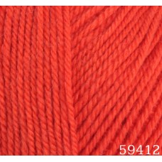 DOLCE MERINO - 59412 (коралловый) - DOLCE MERINO Himalaya (50% меринос,50%микрофибра, 100гр/230м) - HIMALAYA , Fibranatura - ПРЯЖА - Два сундука